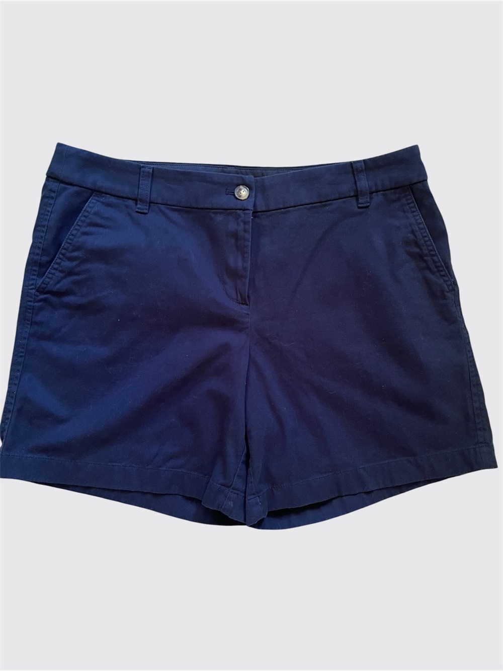 J Crew Navy Cotton Shorts size 12